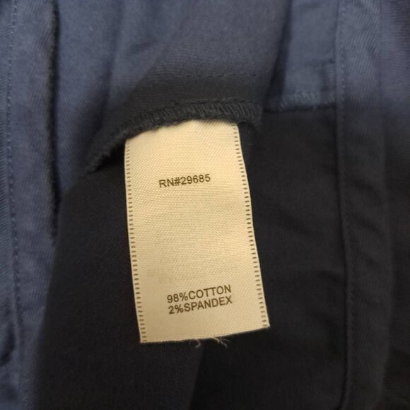 Pendleton Womens Navy Blue Collarless Jacket With Button Front & Flap Pockets XL - Picture 6 of 12